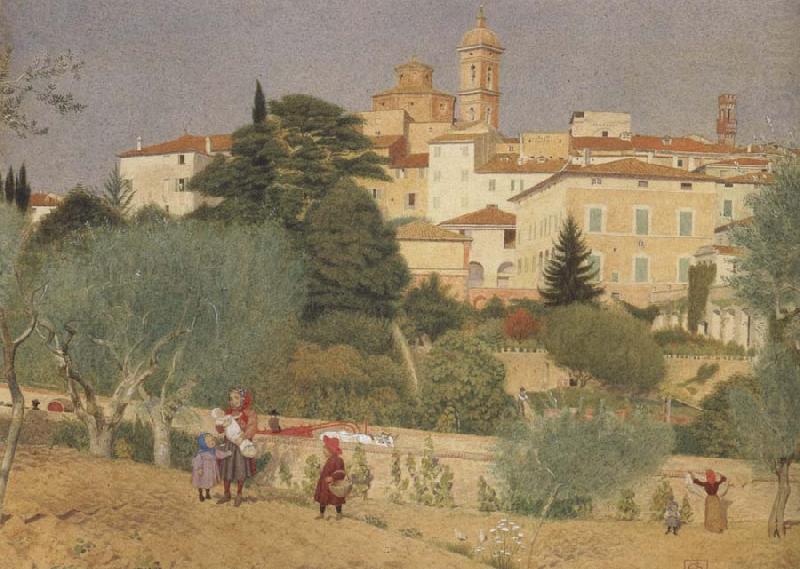 Joseph E.Southall In Tuscany china oil painting image